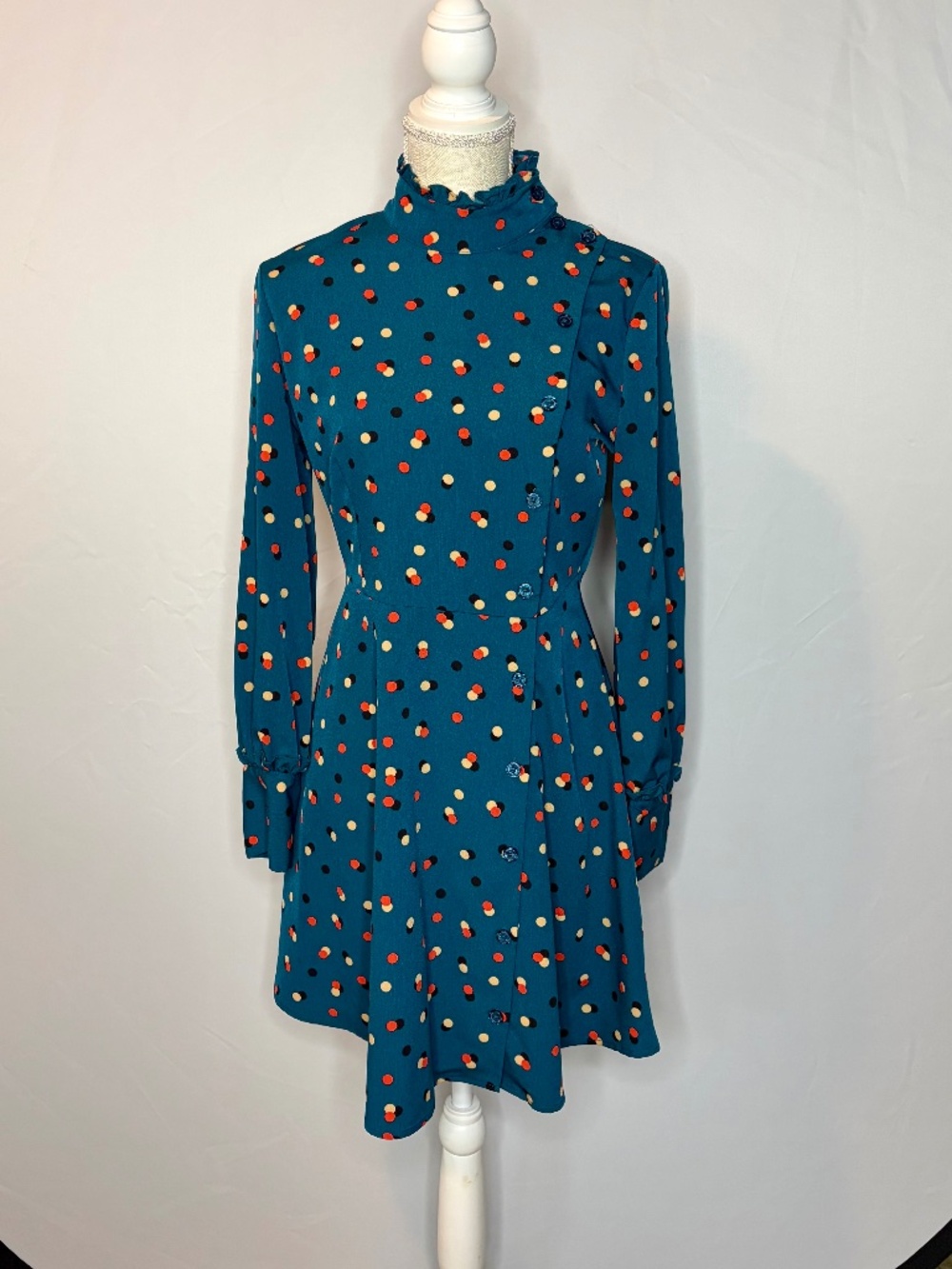 Who What Wear Polka Dot Mini Dress